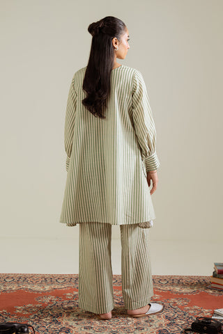 2 Piece Printed Khadar Cut Suit (BZ0081)