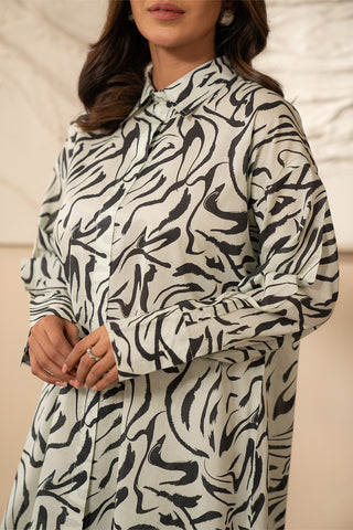 2 Piece Unstitched  Lawn Printed Suit (UC0036)