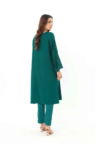 2 Piece Wool Embroidered Suit (AS0471)