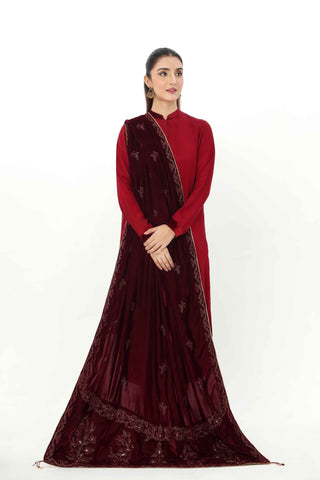 Also remove this articles from the web, after resolve the issue will inform to you for relive. - 1 Piece Velvet Embroidered Shawl (AV0018)