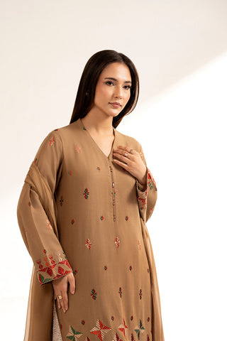 3 Piece Lawn Karandi Embroidered (CS0279)