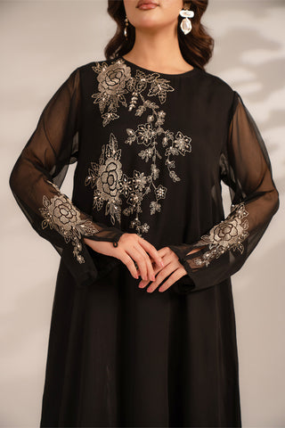 1 Piece Chiffon Embroidered Shirts (FS0087)