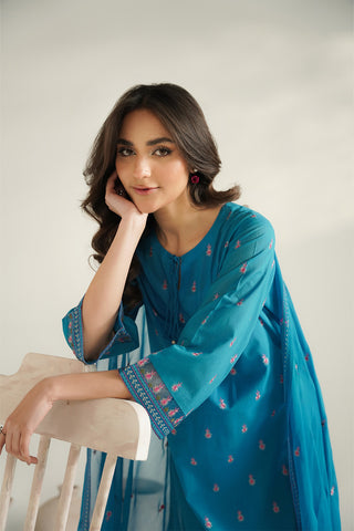 3 Piece Lawn Embroidered Unstitched Suit (UC0110)