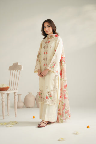 3 Piece Lawn Embroidered Suit (UC0109)