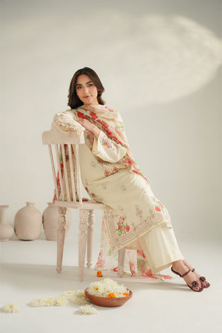 3 Piece Lawn Embroidered Suit (UC0109)