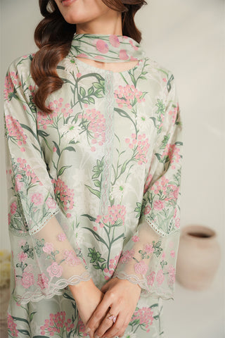 3 Piece Lawn Printed Unstitched Suit (UC0102)