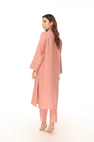 2 Piece Cotton Karandi Embroidered Suit (BA0077)