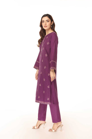 2 Piece Cotton Karandi Embroidered Suit (BA0078)