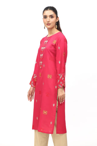 1 Piece Lawn Karandi Embroidered Shirt  (BB9906)