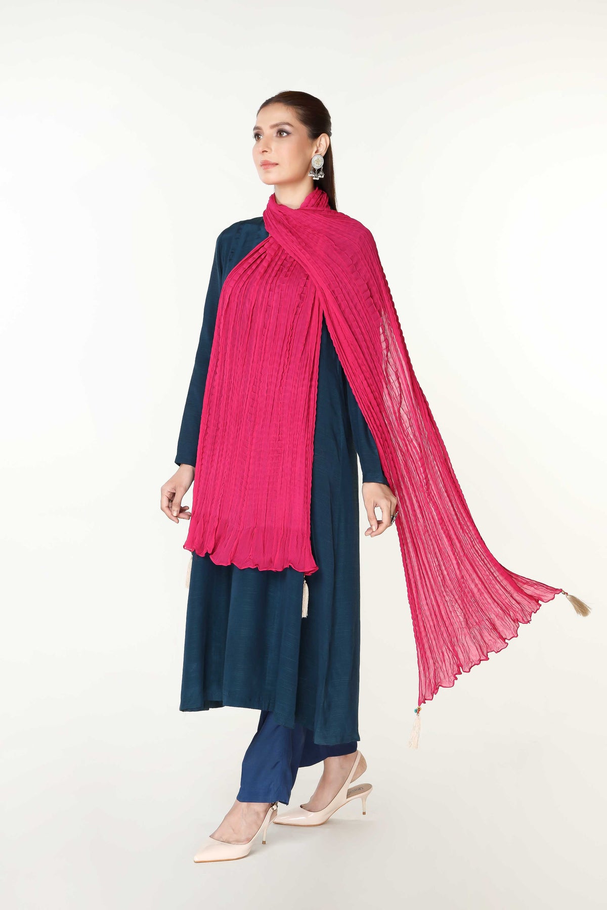 1 Piece Chiffon Tasselling Stole  (BB9914)