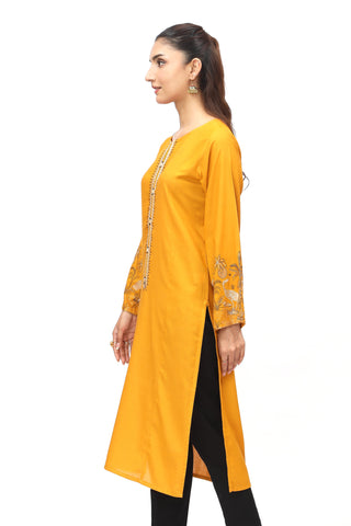 1 Piece Lawn Karandi Embroidered Shirt  (BB9926)