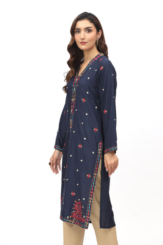 1 Piece Lawn Karandi Embroidered Shirt  (BB9931)