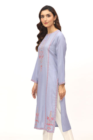 1 Piece Lawn Karandi Embroidered Shirt  (BB9932)