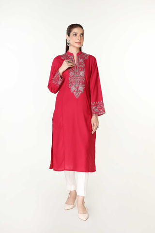1 Piece Lawn Karandi Embroidered Shirt  (BB9944)