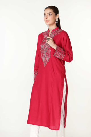 1 Piece Lawn Karandi Embroidered Shirt  (BB9944)
