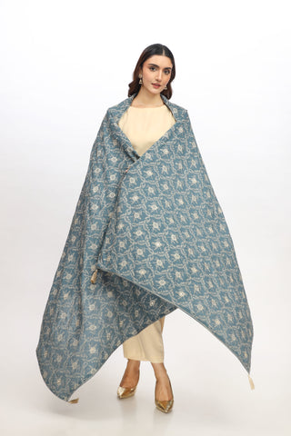 1 Piece Lawn Karandi Shawl (BB9974)