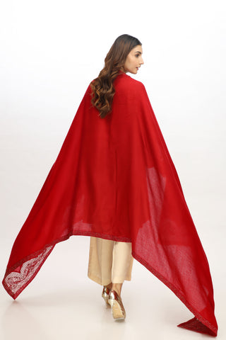 1 Piece Pashmina Embroidered Shawl (BB9990)