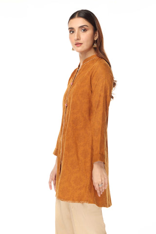 1 Piece Slub Khaddar Printed Jacket (BE0019)