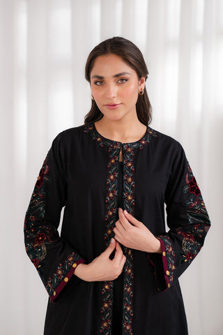 1 Piece Slub Khaddar Embroidered (BE0035)