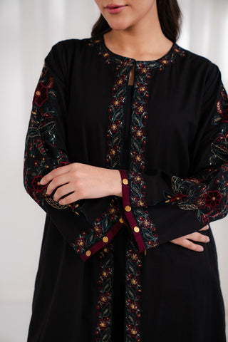 1 Piece Slub Khaddar Embroidered (BE0035)
