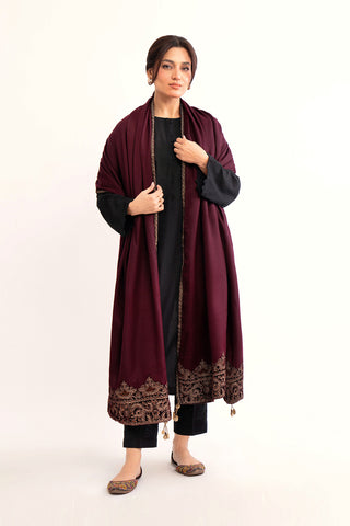 1 Piece Semi Pashmeena Embroidered (BS0042)