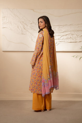 3 Piece Unstitched Printed Lawn Suit (UC0062)