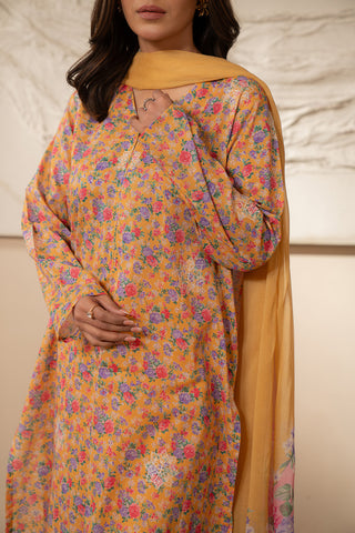 3 Piece Unstitched Printed Lawn Suit (UC0062)