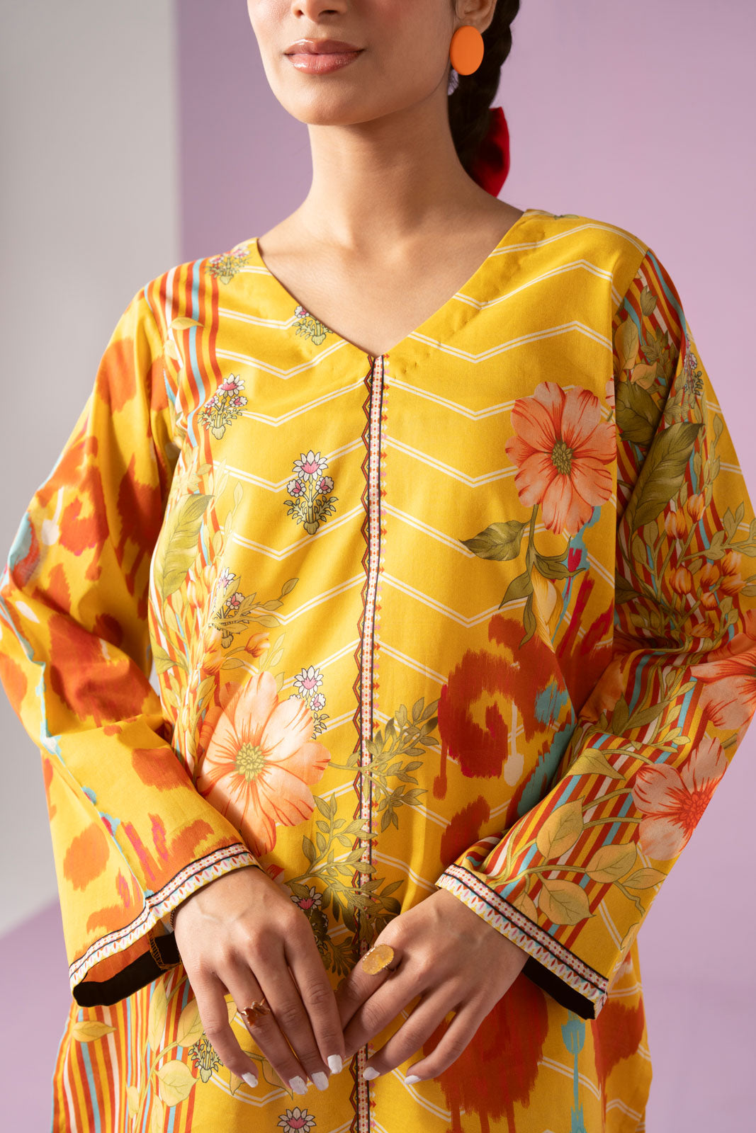 1 Piece Printed Lawn Printed Top (BZ0123)