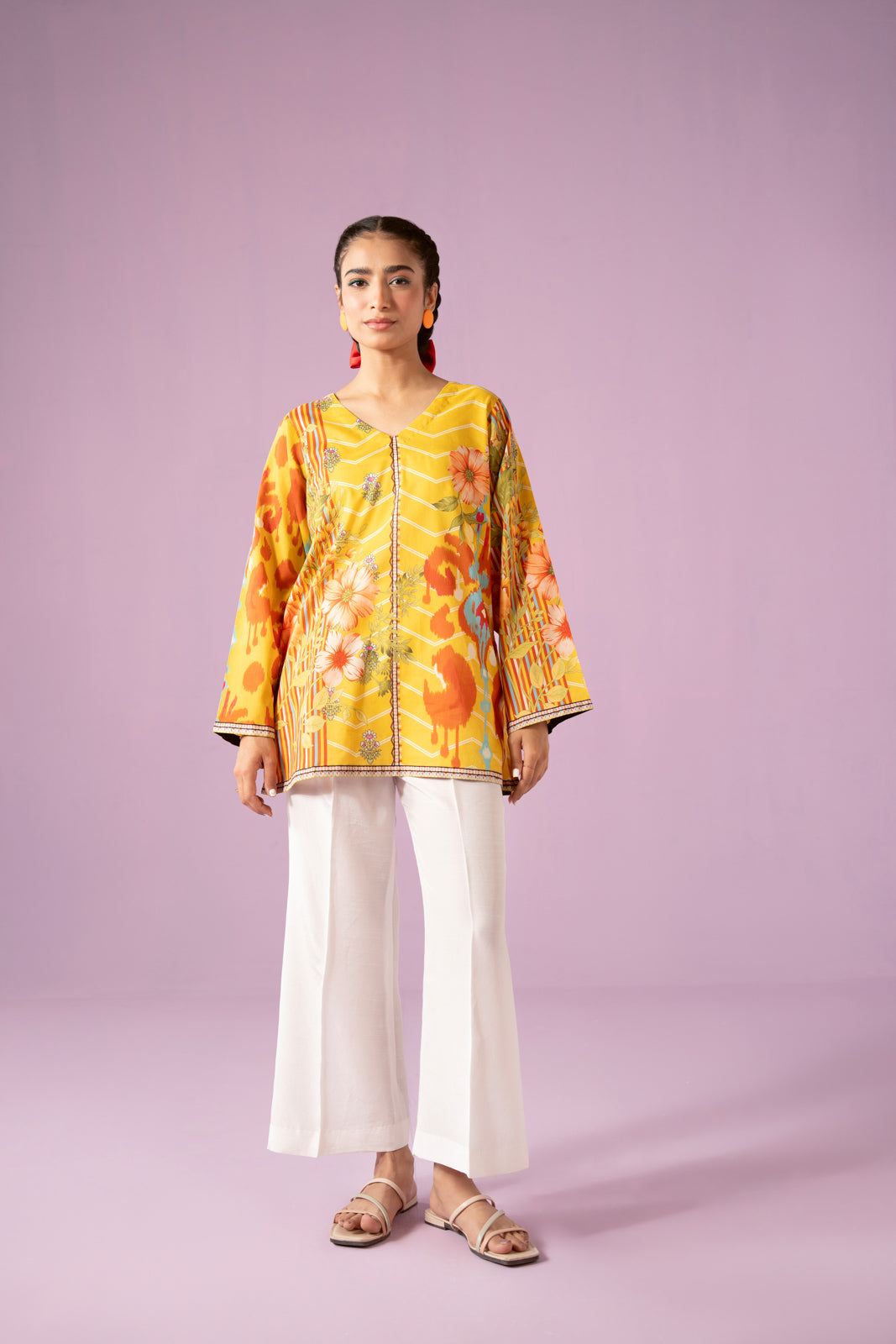 1 Piece Printed Lawn Printed Top (BZ0123)