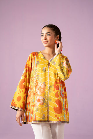 1 Piece Printed Lawn Printed Top (BZ0123)