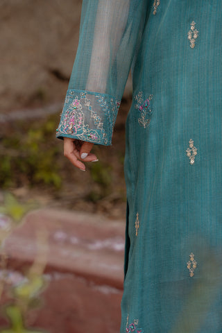 3 Piece Net Embroidered (FL0020)