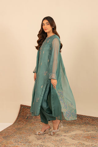 3 Piece Net Embroidered (FL0020)