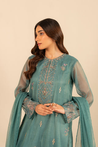 3 Piece Net Embroidered (FL0020)