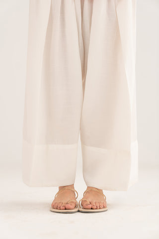 1 Piece Silk Solid Farshi Shalwar (FA0007)