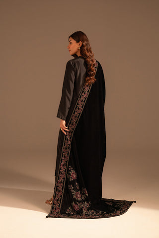 1 Piece Velvet Embroidered Shawls (FG0002)
