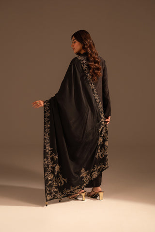 1 Piece Resham Cotton Embroidered Shawls (FH0022)