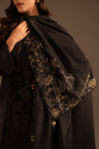 1 Piece Resham Cotton Embroidered Shawls (FH0022)