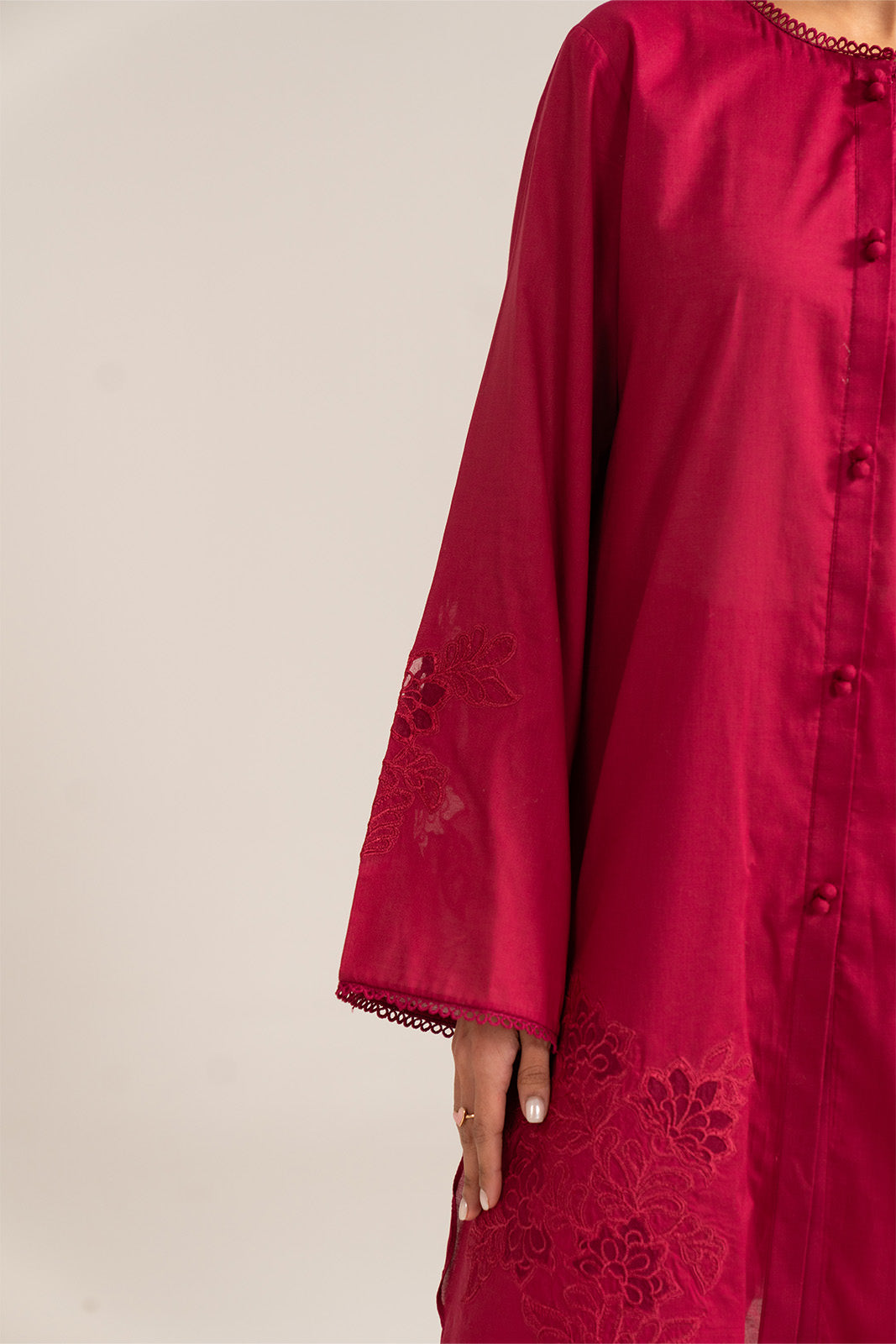 2 Piece Lawn Embroidered Suit (CP0072)