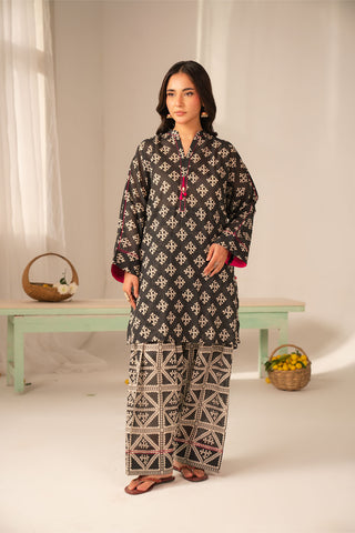 2 Piece Printed Lawn Printed Unstitched Suit (UC0119)
