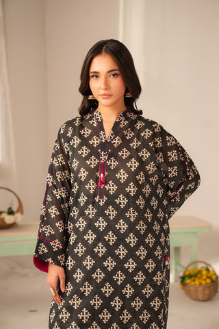 2 Piece Printed Lawn Printed Unstitched Suit (UC0119)