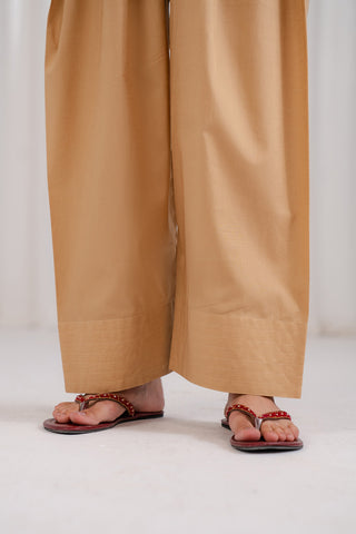 1 Piece Cambric Solid Farshi Shalwar (CA0029)
