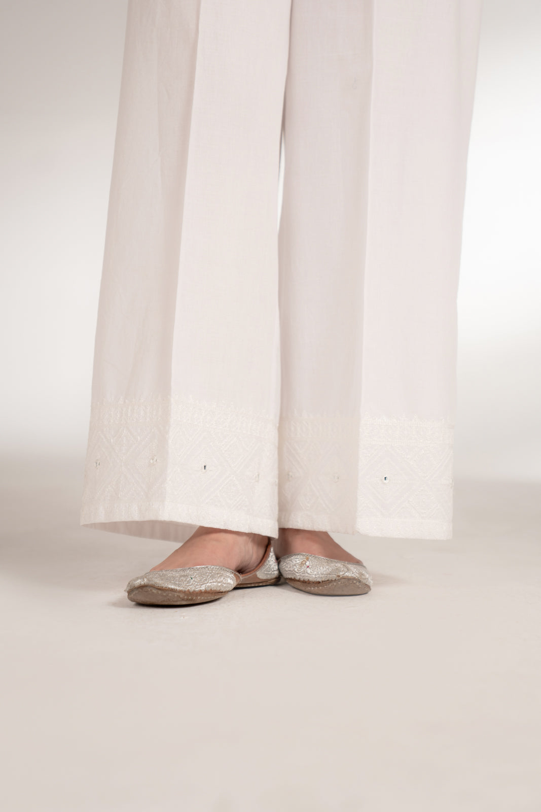 1 Piece Cambric Embroidered Bottom (CB0012)