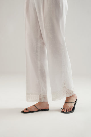 1 Piece Printed Cambric Embroidered Culottes (CB0032)