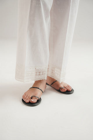 1 Piece Printed Cambric Embroidered Culottes (CB0032)