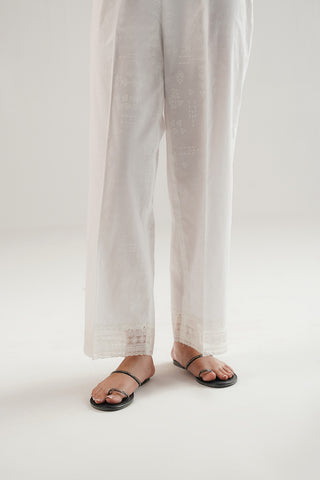 1 Piece Printed Cambric Embroidered Culottes (CB0032)