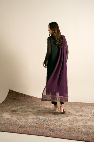 1 Piece Chiffon Embroidered (CD0004)