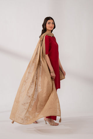 1 Piece Lawn Embroidered Dupattas/Stoles (CD0008)