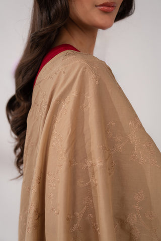 1 Piece Lawn Embroidered Dupattas/Stoles (CD0008)