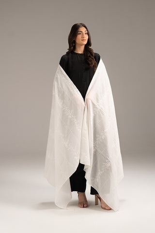 1 Piece Lawn Embroidered Dupattas/Stoles (CD0009)