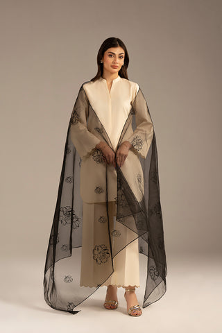 1 Piece Organza Embroidered (CD0014)